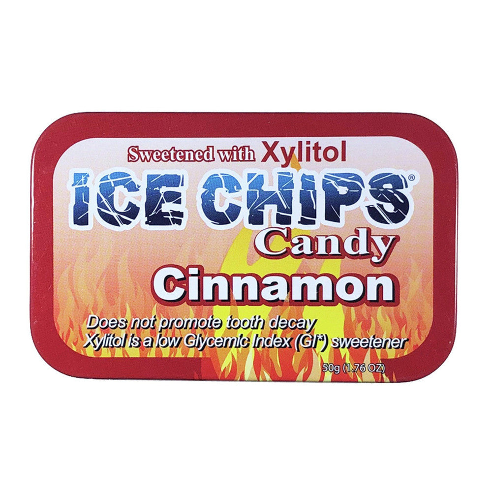 Ice Chips Hand Crafted Candy, Tin Cinnamon, 1.76 Oz